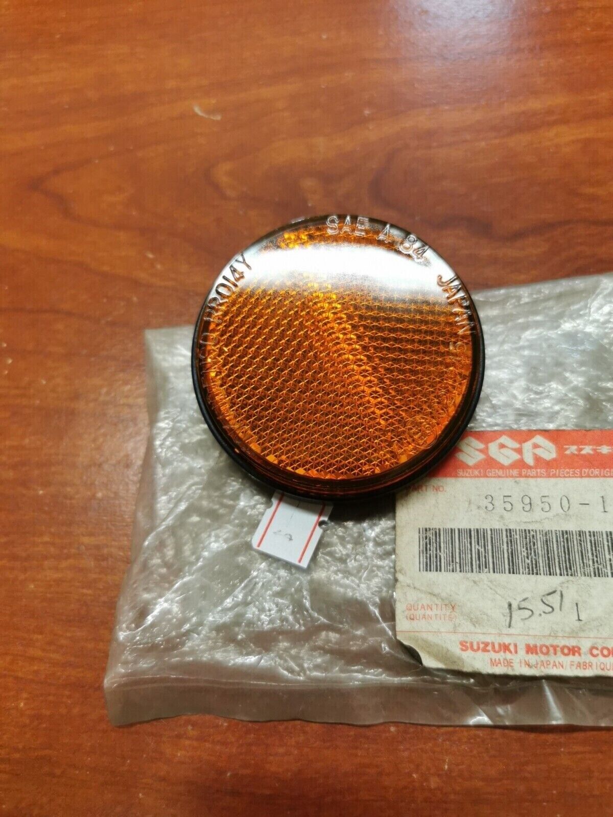 NOS SUZUKI JR50 GSF1200/S REFLEX REFLECTOR 35950-14A00 S30