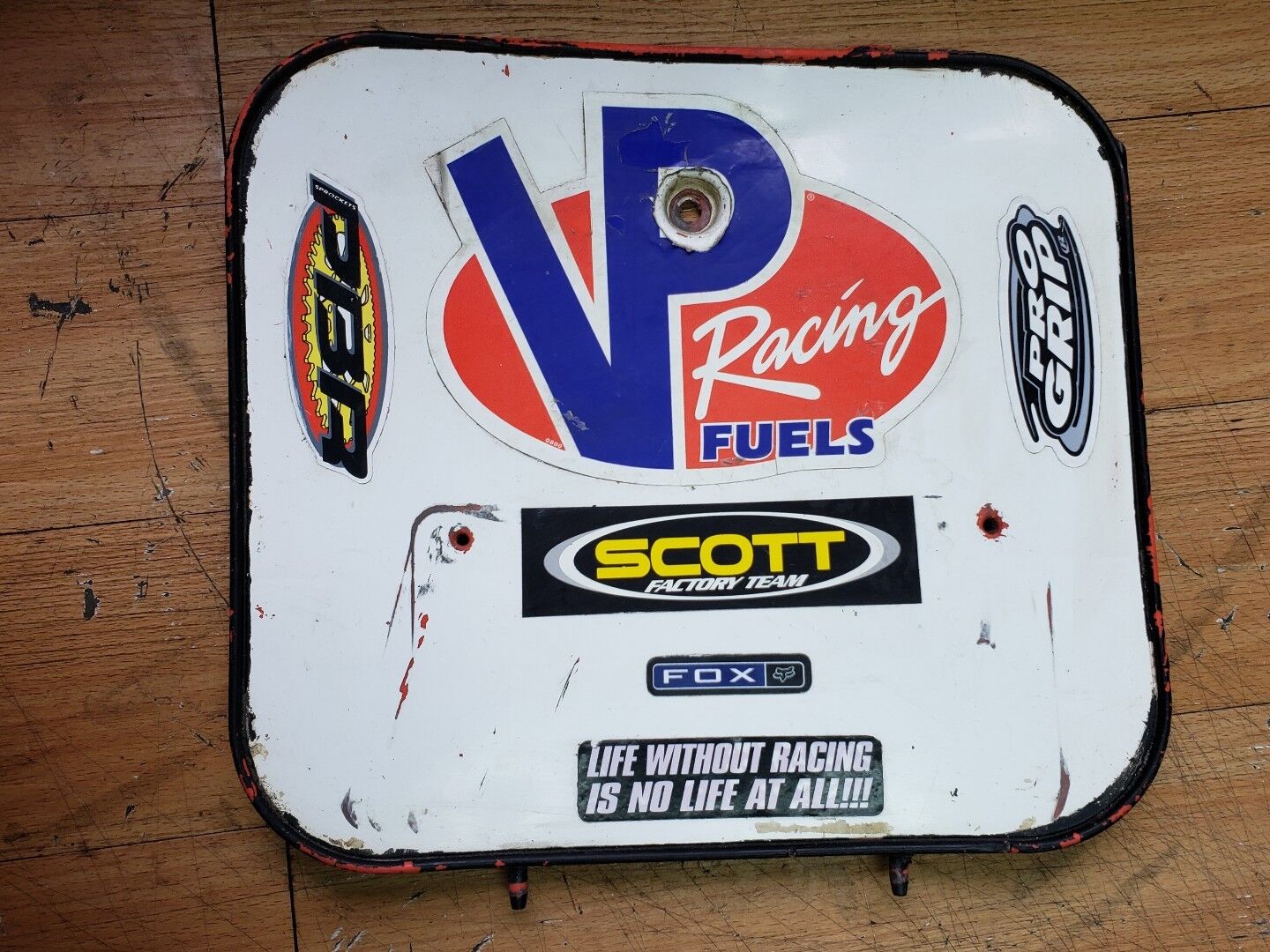 Honda CR250R 1988 Front number plate CR125R CR500R
