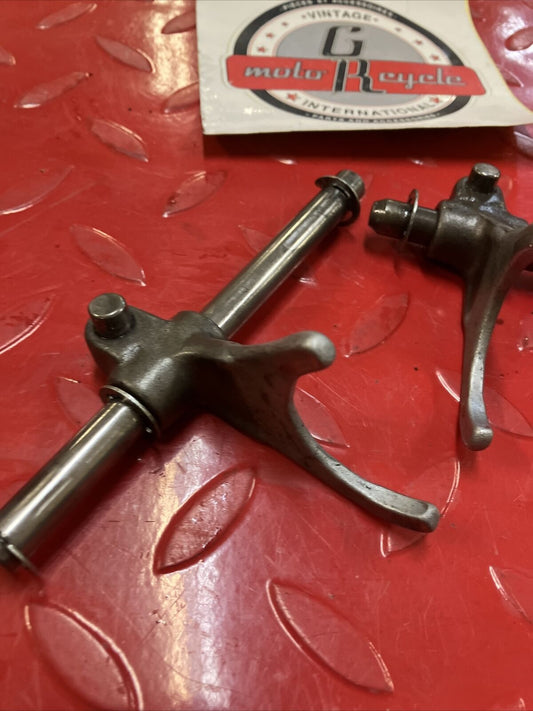 Yamaha YZ400 1977 transmission gearshift gear shift forks