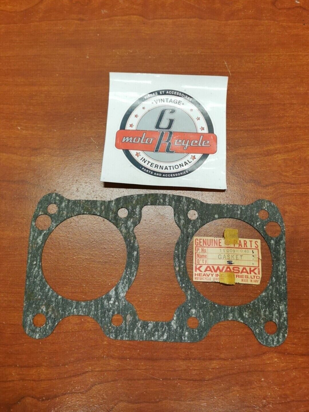 NOS Kawasaki 1974 - 1978 KZ400 CYLINDER BASE GASKET BLACK 11009-040 K36