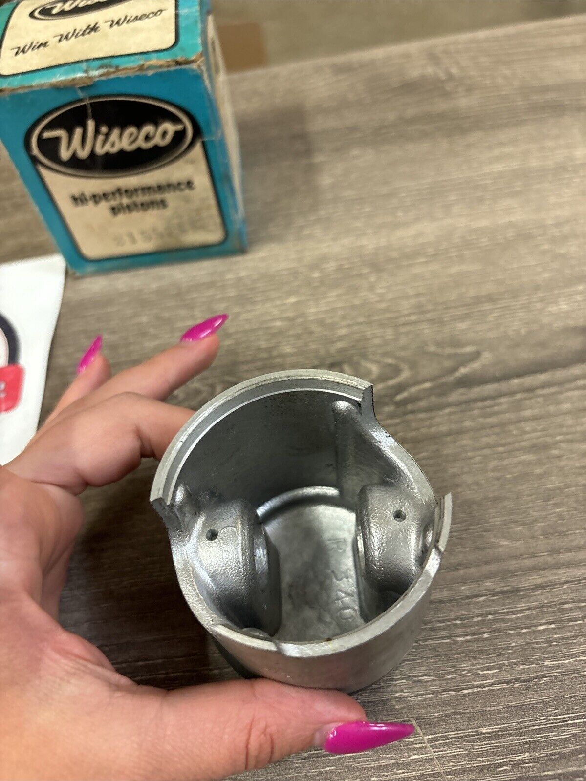 NOS WISECO SKI-DOO ROTAX 340 TNT OLYMPIC PISTON MISSING 1 RING 2155PS J62