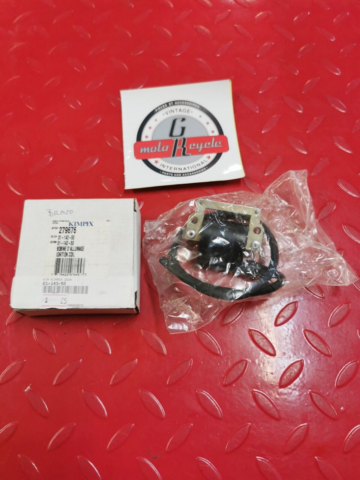 NOS KIMPEX Secondary Ignition Coil 279676 01-143-50 J3