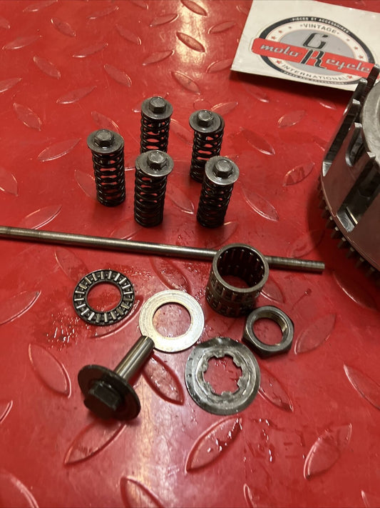Suzuki RM125 1982 complete clutch basket hub pressure plate
