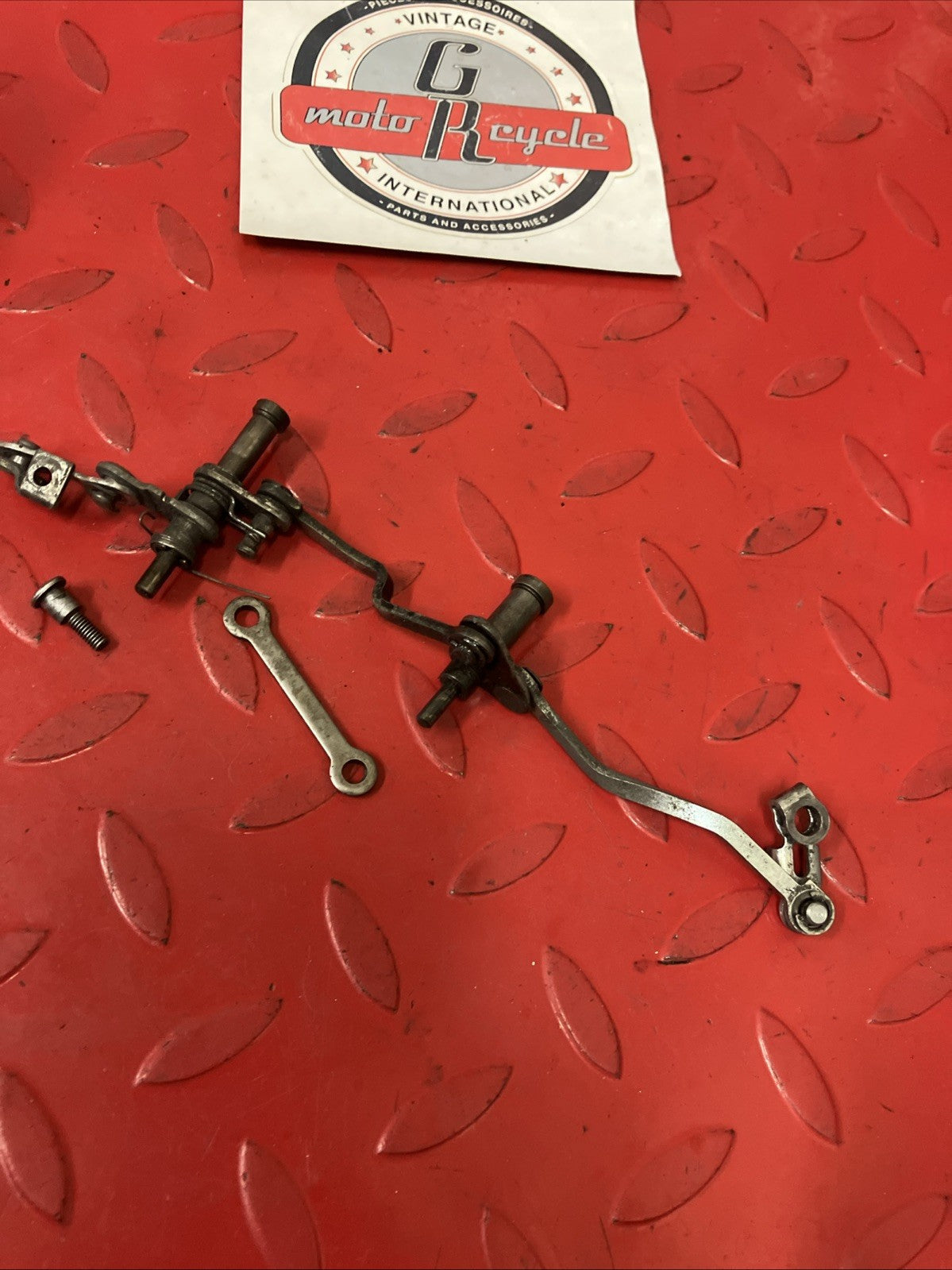 Honda CR250R 1984 Cylinder exhaust power valve linkage arm lever shaft