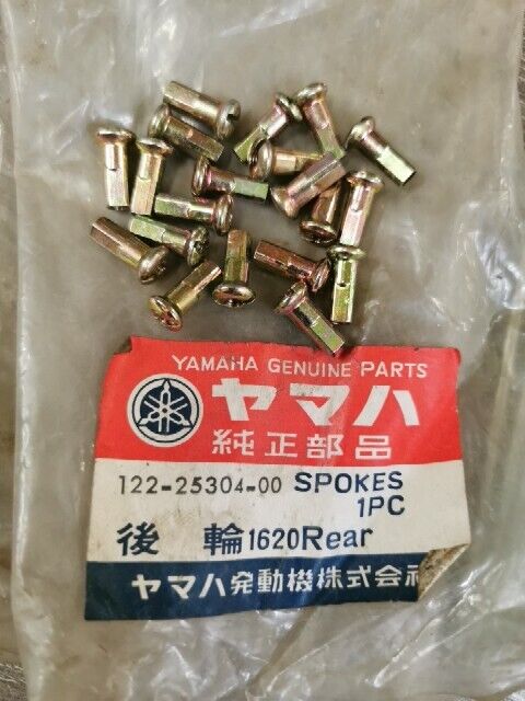 NOS Yamaha G6SB YGS1 L5TA YGS1T IMCOMPLETE SPOKE SET REAR 122-25304-00-00 Y137