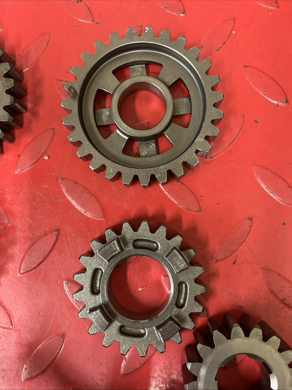 Honda CR250R 1991 Transmission shaft gear incomplete 1988 1989 1990