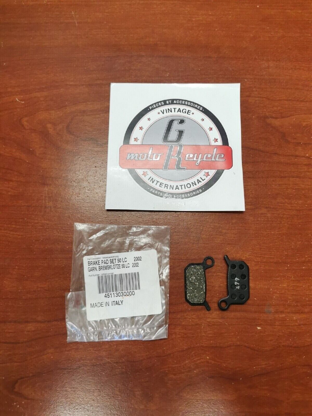 NOS KTM 50SX 65SX SX BRAKE PAD SET 50LC 45113030000 KT3