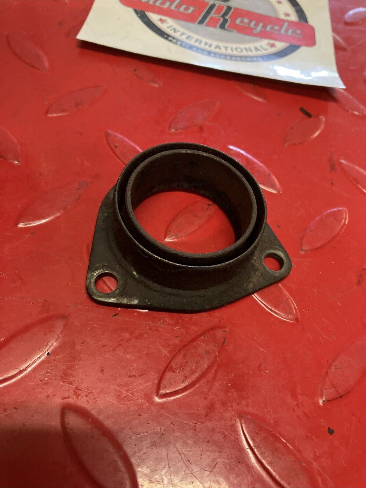 Suzuki RM125 1976 Exhaust manifold pipe joint flange 1977 1978