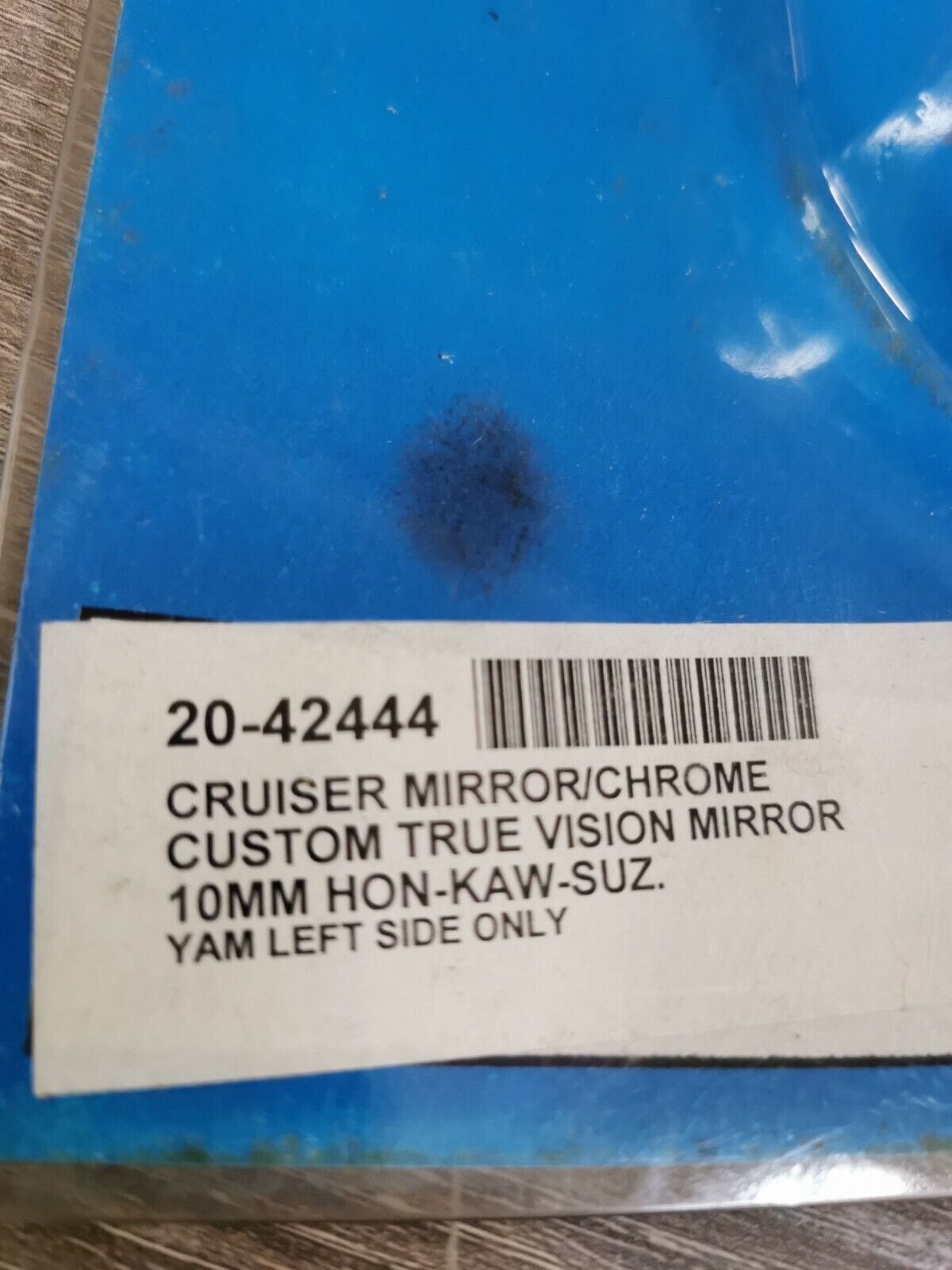 NOS EMIGO CRUISER MIRROR 10 MM CUSTOM TRUE VISION 20-42444 J22