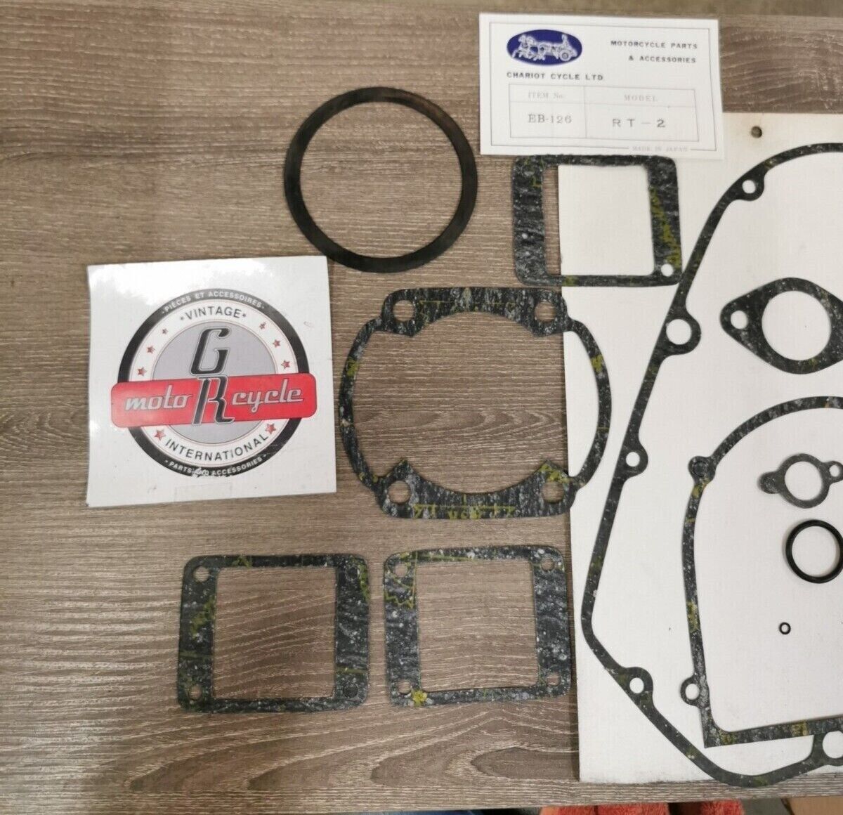 NOS CHARIOT CYCLE GASKET KIT SET INCOMPLETE MODEL RT 2 EB-126 J48
