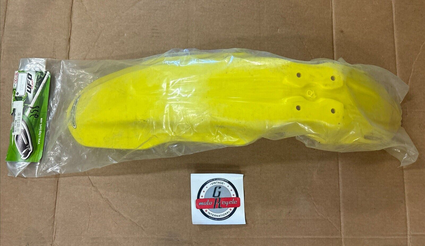 NOS UFO PLAST RM125 RM250 RM-Z250 RM-Z450 PLAST FRONT FENDER YELLOW SU03985102