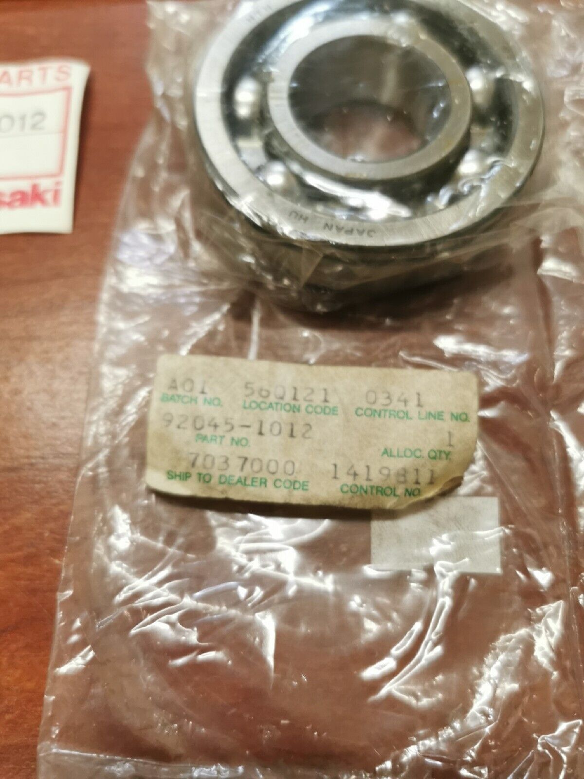 NOS Kawasaki 1981 1982 1987 1988 KZ305 BEARING-BALL #6305N 92045-1012 K25