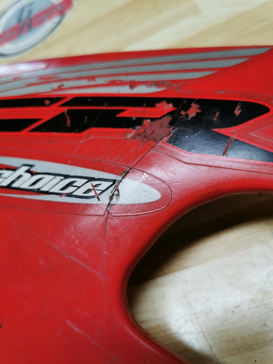 Honda CR250R 1989 left side cover panel radiator shroud plastic fairing 2