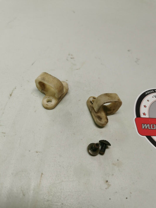 Suzuki RM125 1997 rear brake hose line guide clamp holder