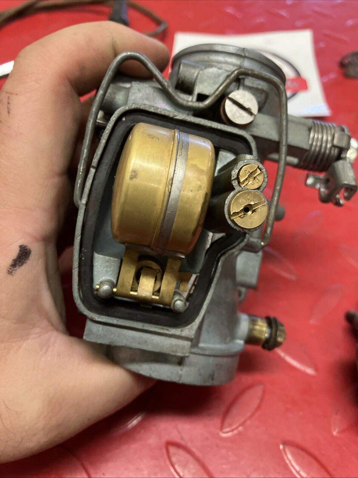 Honda CB500T 1975 1976 carburetor set CLEANED BUT NOT RESTORED U4