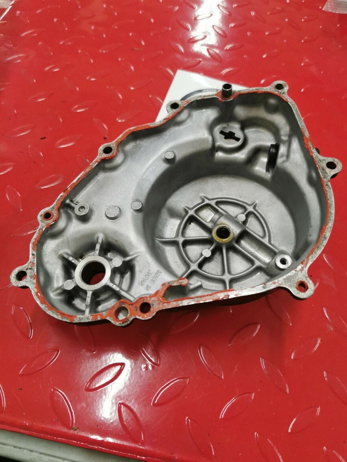 Kawasaki KX80 1979 right side clutch cover KDX80 1980