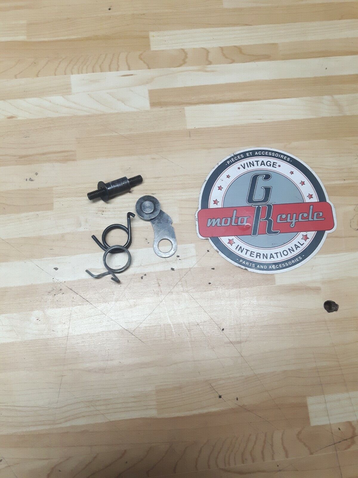 Honda CR125R 1981 gearshift gear shift drum hardware spring arm stopper 2