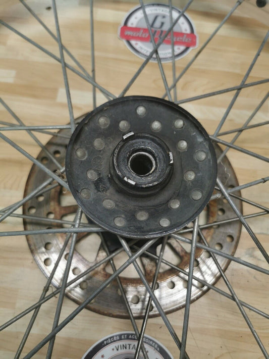 Yamaha DT200 1986 front wheel hub spoke rim disk