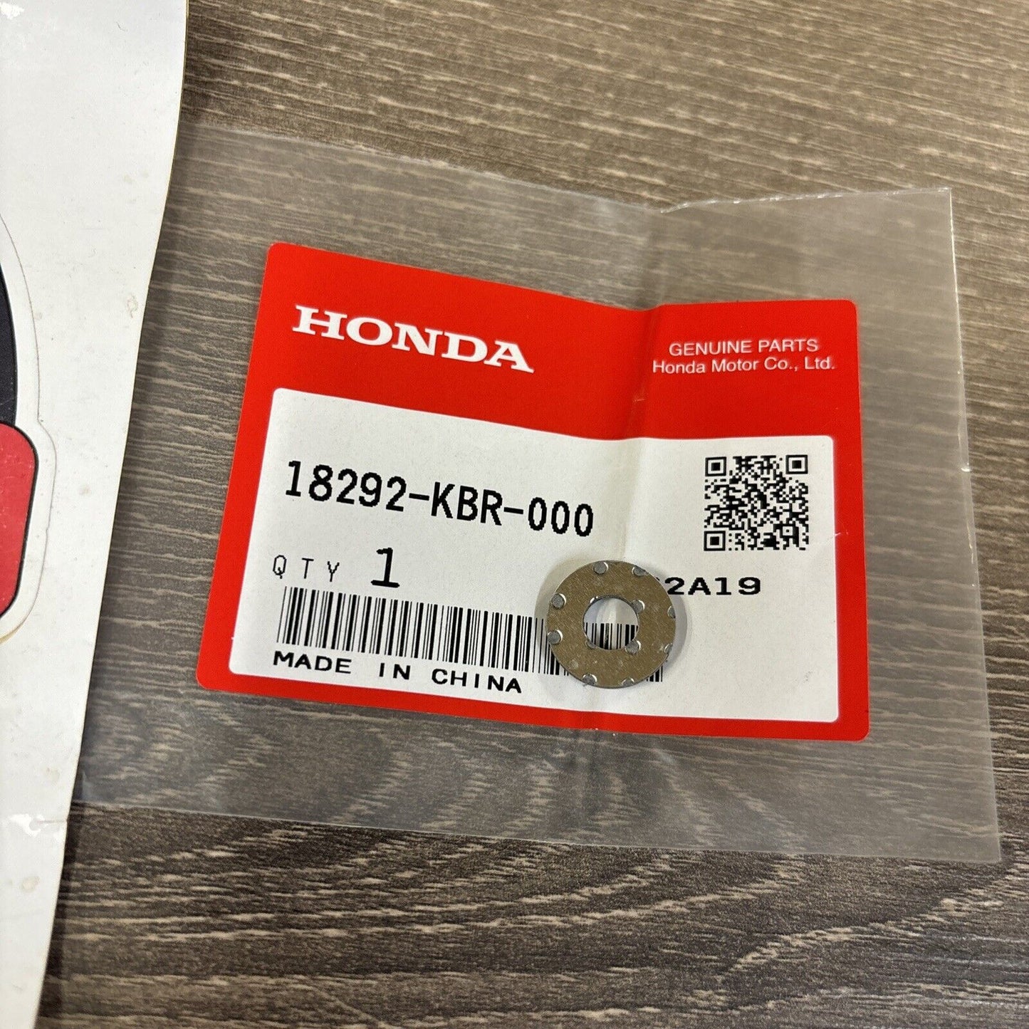 NOS Honda CB1100SF CHA125 CN250 CRF100F PROTECTOR GASKET 18292-KBR-000 H158