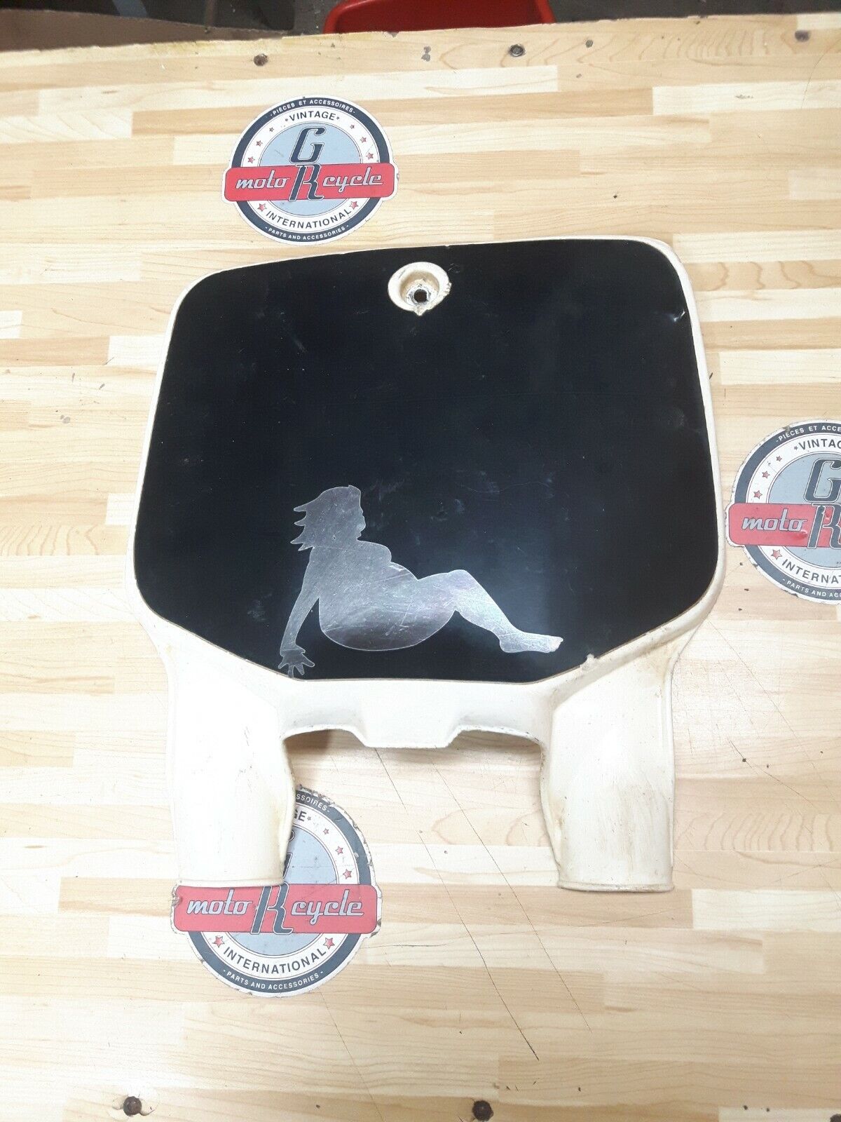 Kawasaki KX250 2001 front number plate plastic KX125 KX500 1996 - 2002