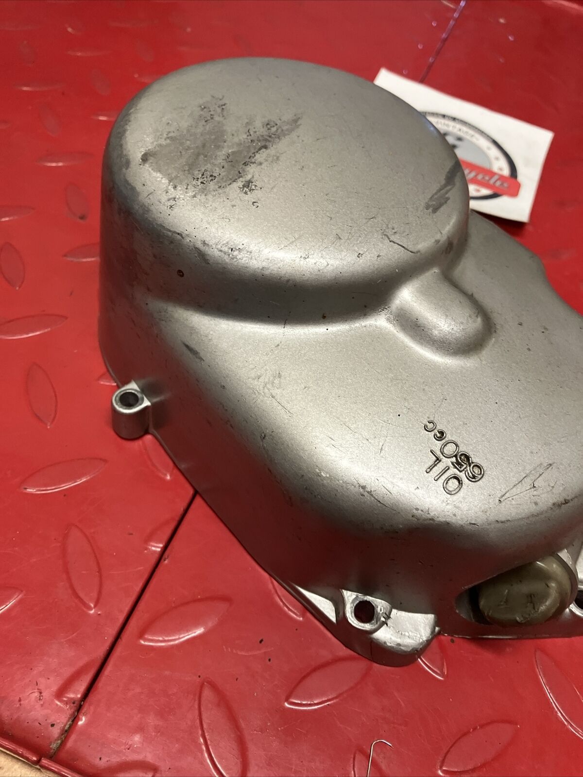 Yamaha LB50 1975 1F1 Chappy 50 Right crankcase clutch cover LB80