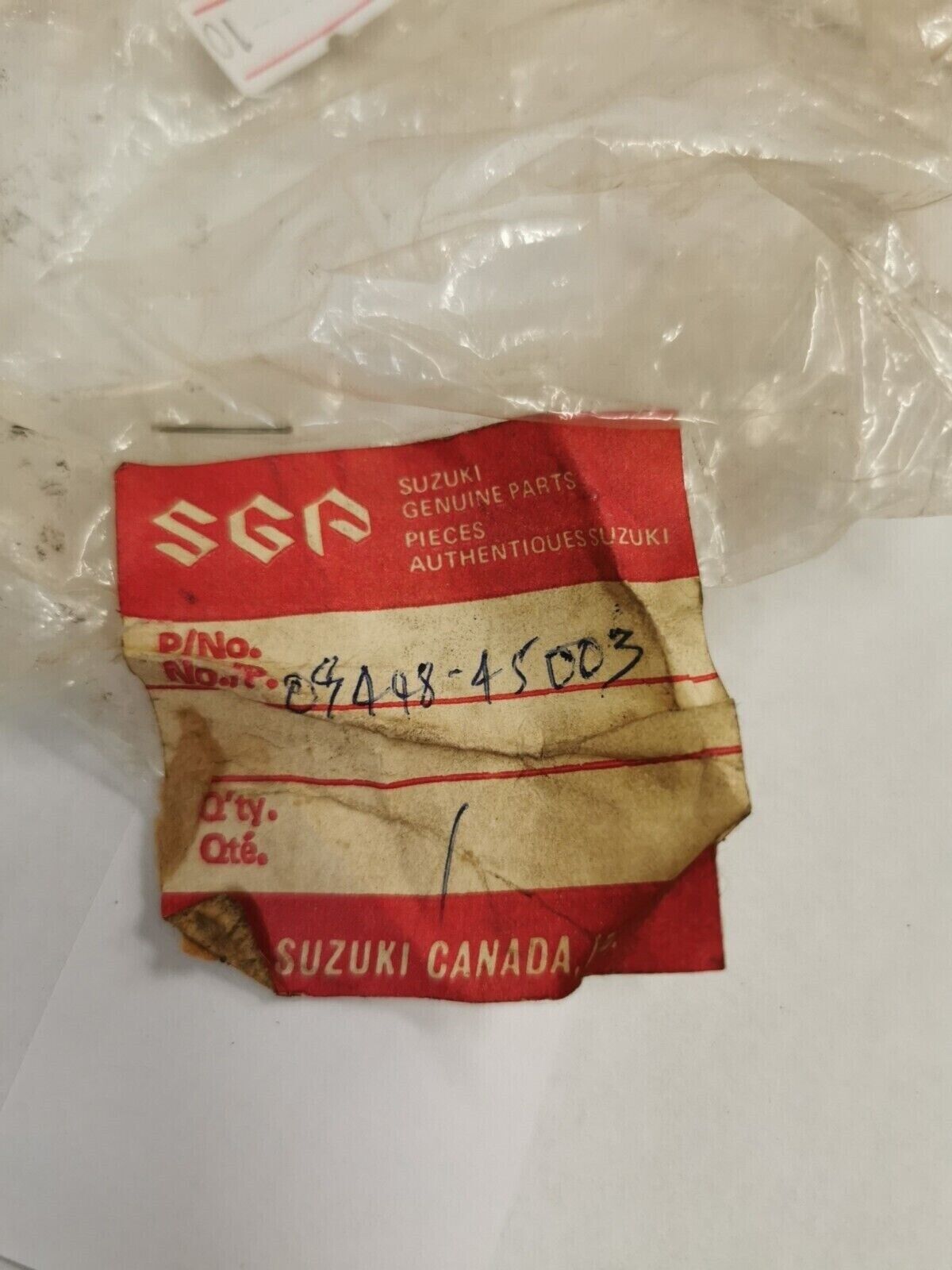 NOS SUZUKI DR200 DR125 KICK SHAFT SPRING 09448-45003 S28