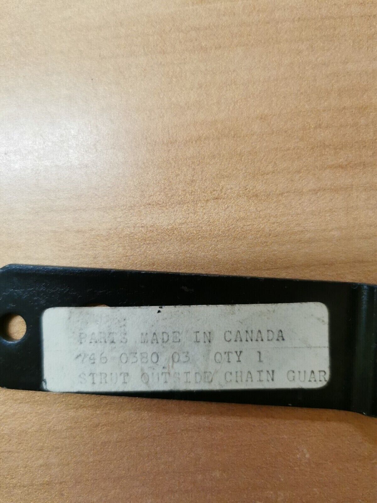 NOS CAN-AM TNT CHAIN GUIDE GUARD STRUT OUTSIDE 746-038-003 CA2