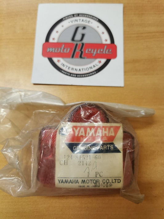 NOS YAMAHA YDS3 YM1S YGS1 1965 1966 LENS TAIL LAMP 124-84521-60-00 Y37