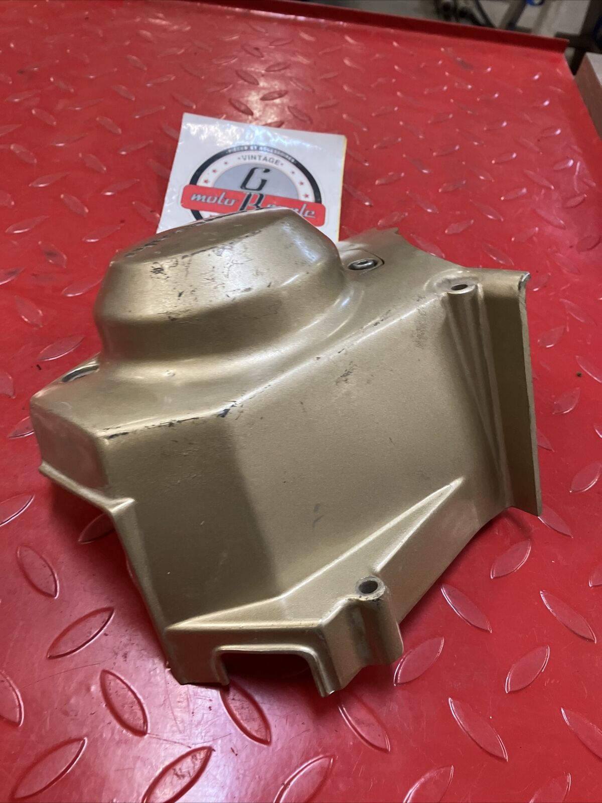 Kawasaki KZ1100 spectre 1982 1983 chain case bevel gear guard cover GOLD U1