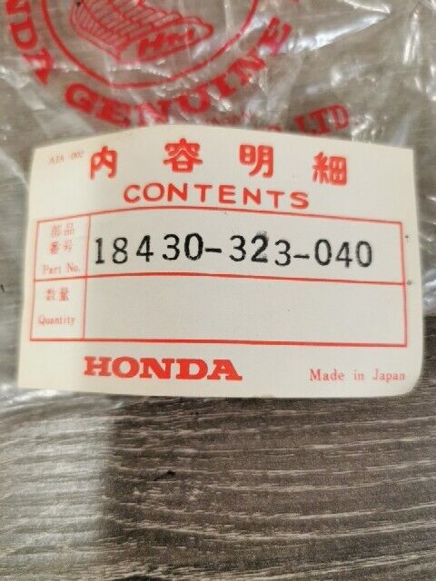 NOS HONDA CB500 Bracket Holder Exhaust Muffler Lower Left Side 18430-323-040 H81