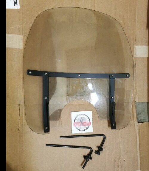 NOS NATIONAL CYCLE WINDSHIELD HEAVY DUTY CLEAR CRACKED N2270
