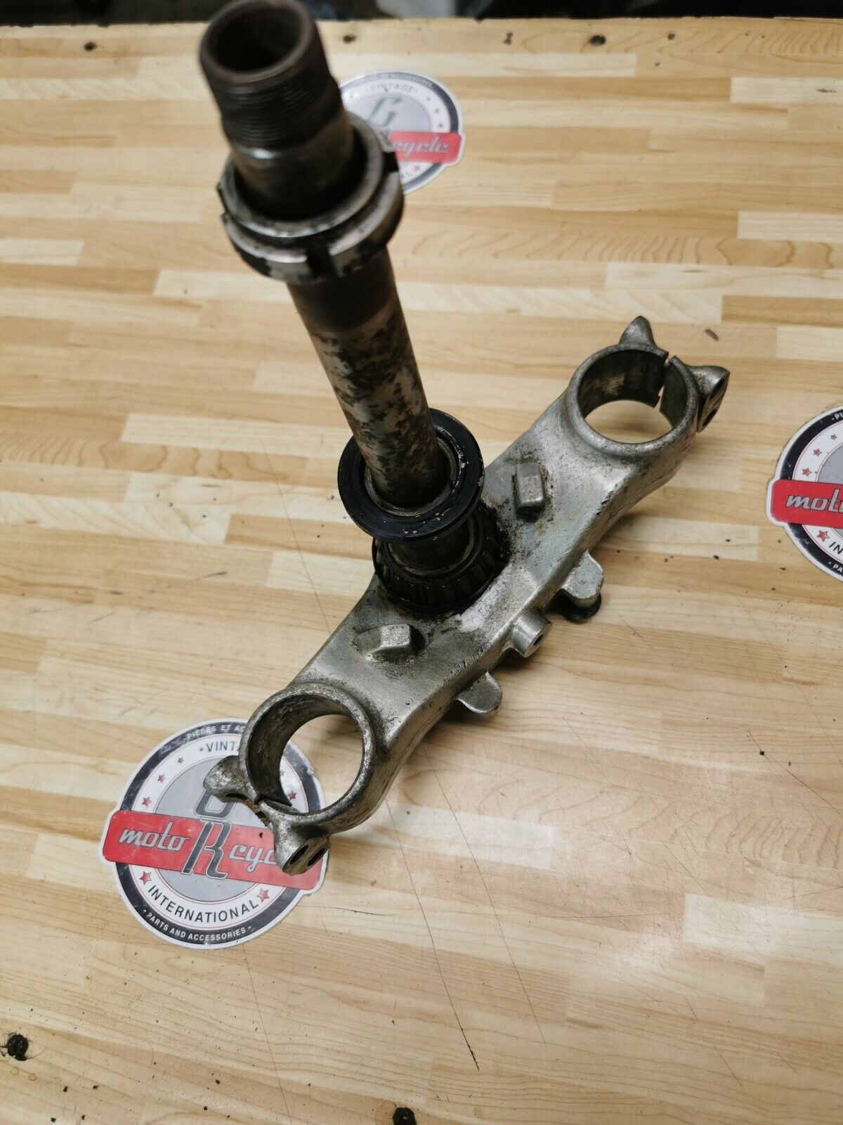 Kawasaki KX500 1987 steering stem lower triple clamp tree KX250