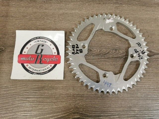 NOS VORTEX YZ80 YZ85 RM80 RM85L REAR SPROCKET 49T 505-49 J59