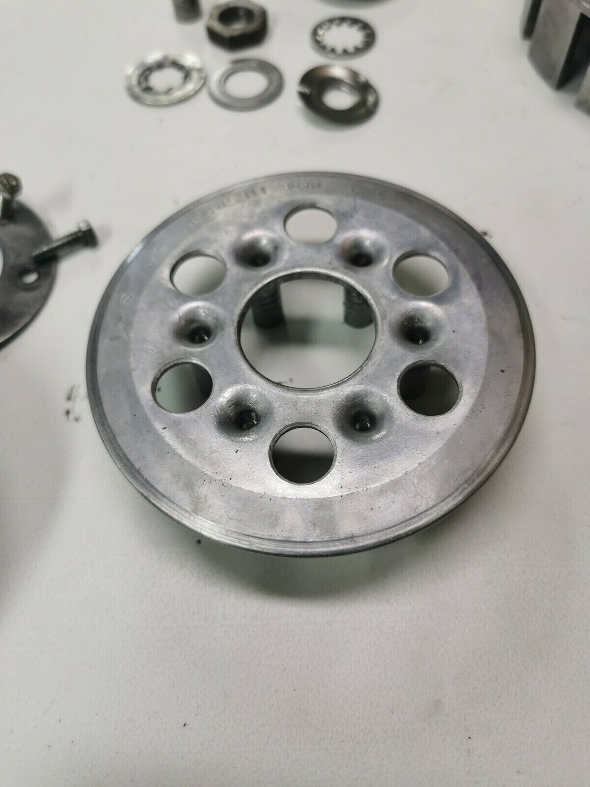 Kawasaki KX125 1980 complete clutch basket hub pressure plate 13081-1060