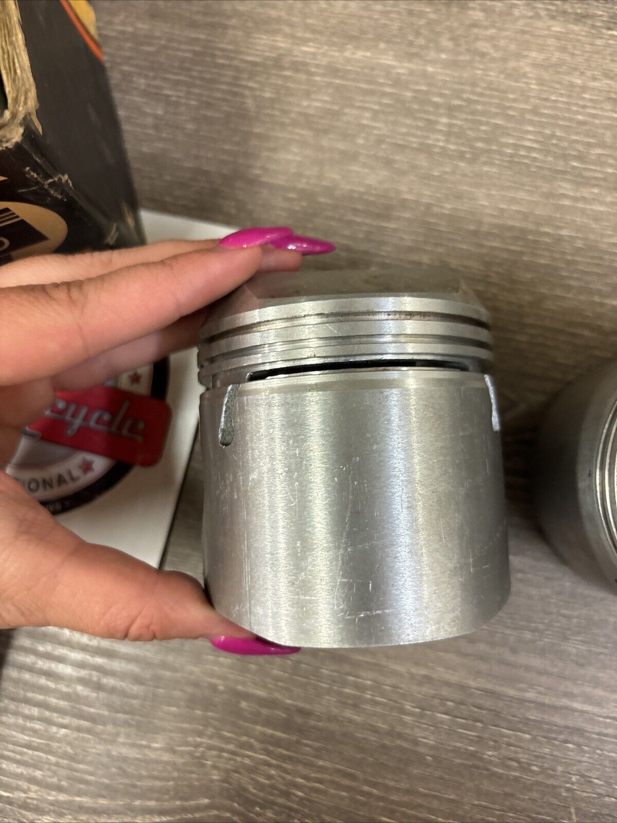 NOS HEPOLITE 650CC BSA PISTON SET STD 75MM POWERMAX 18526 J62