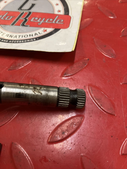 Kawasaki G4TR 1972 kickstarter kick starter spindle shaft gear