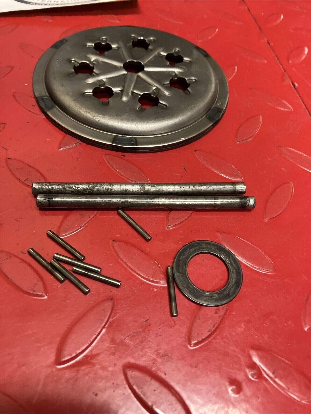 Suzuki TC125 1972 clutch hub pressure plate misc parts TS125