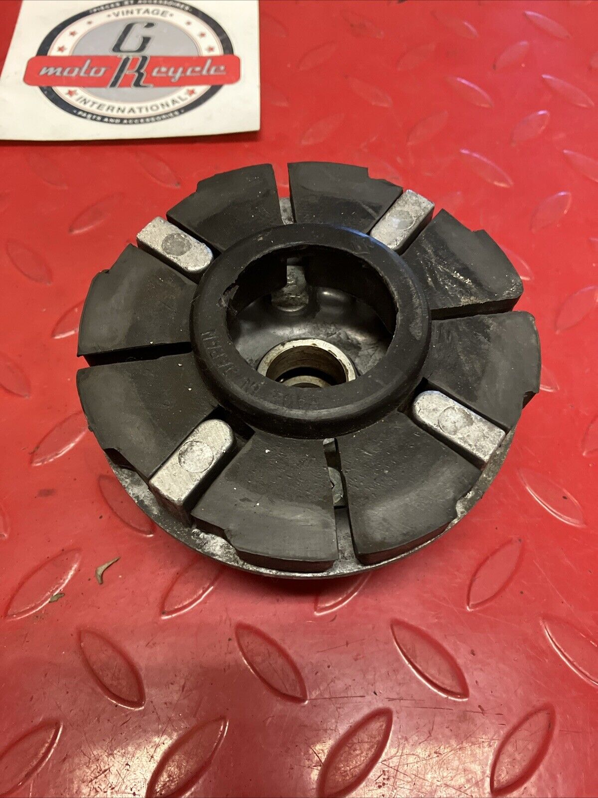 Suzuki RV90 1975 Rear wheel hub drum sprocket mount holder rubber cushion