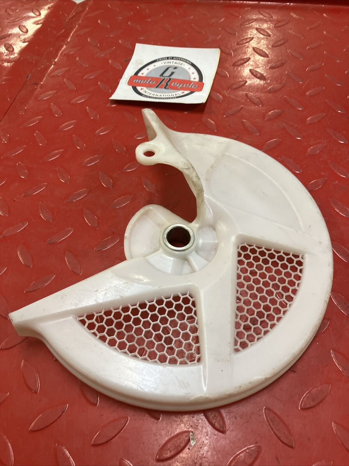 Honda CRF250R CRF450R 2009 2010 2011 front brake disk guard cover protector OEM