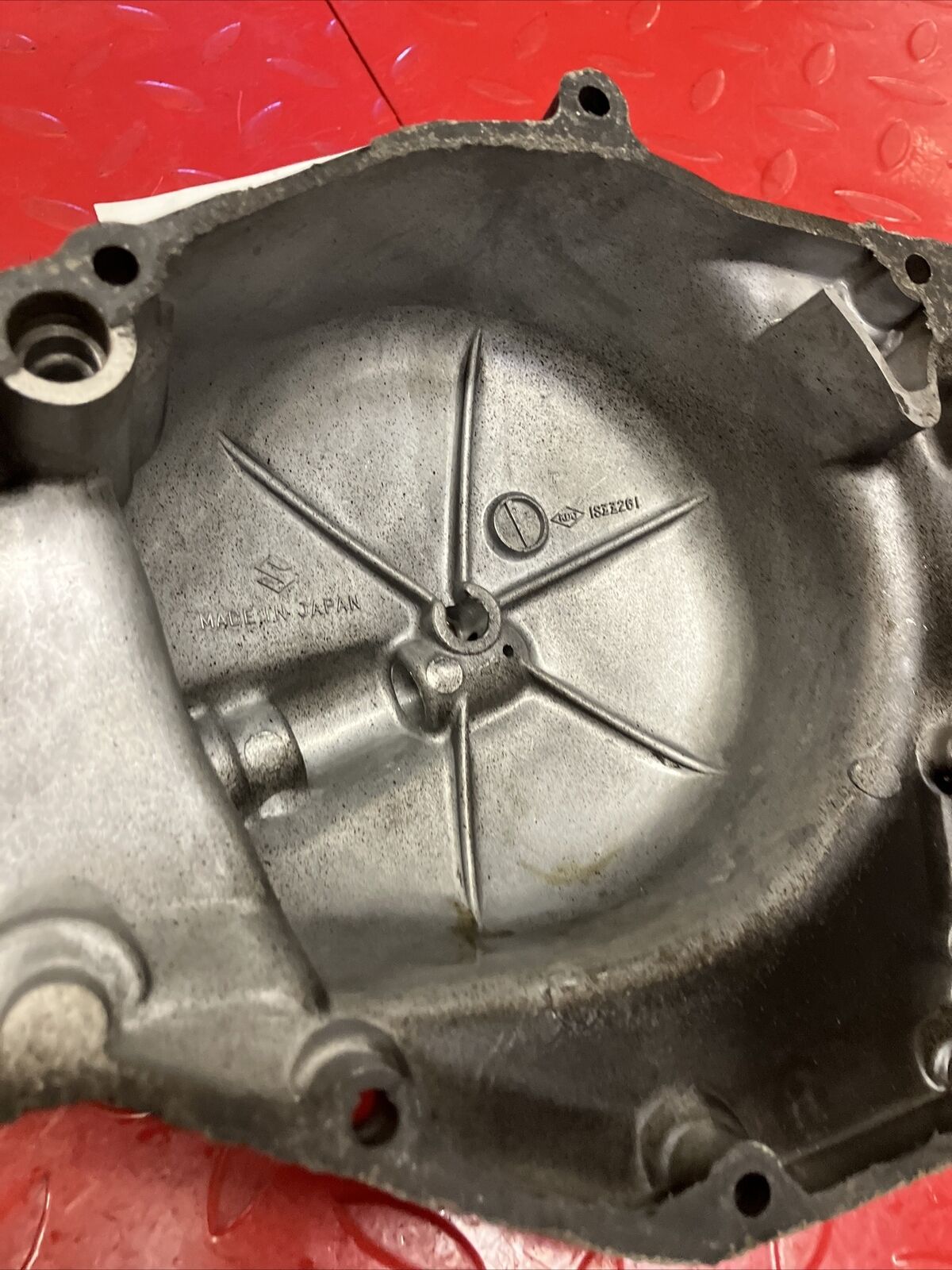 Suzuki DS100 1978 Right crankcase clutch cover
