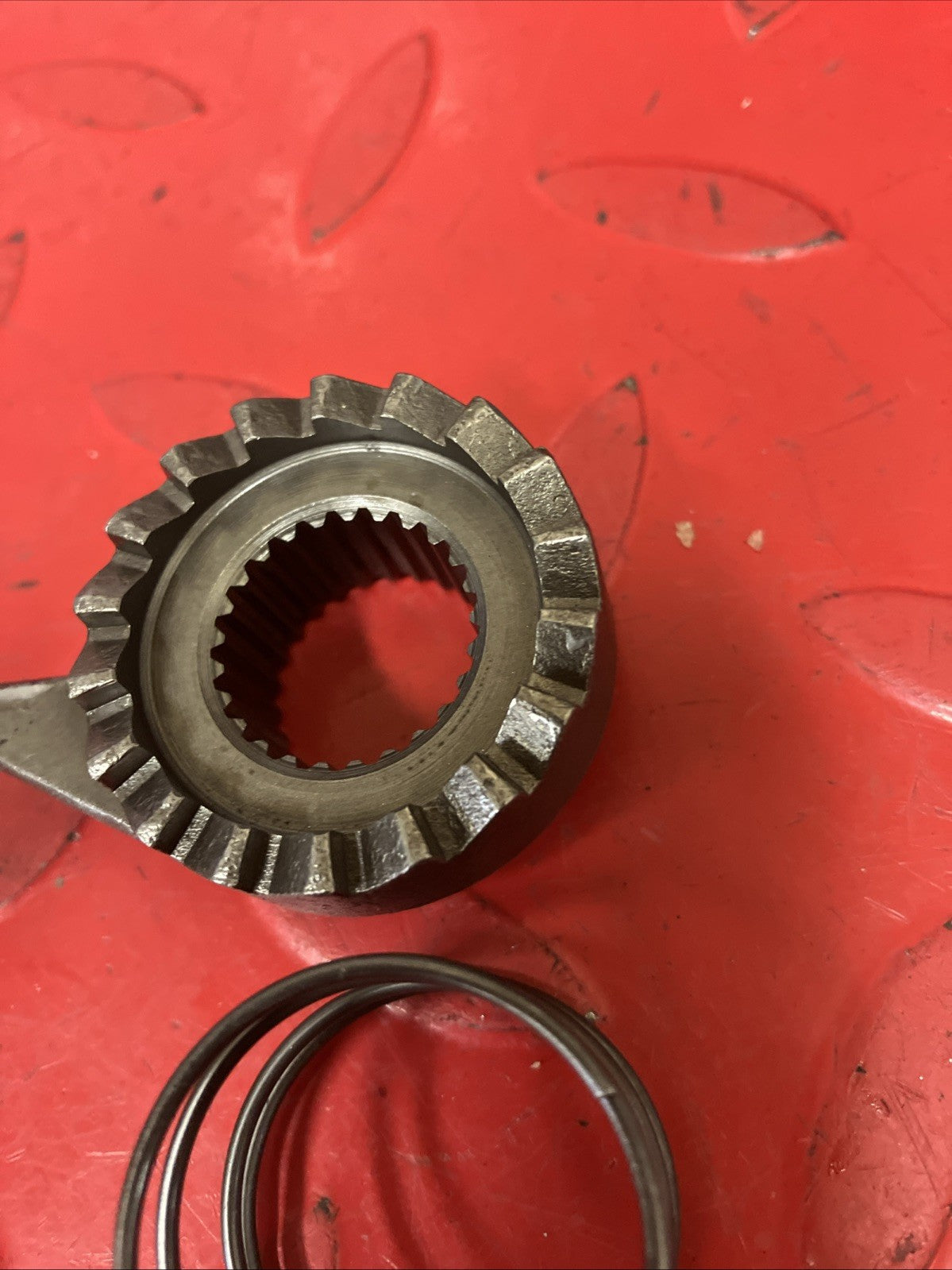 Honda CR250R 1991 Kickstarter kick starter spindle shaft gear 1988 1989 1990