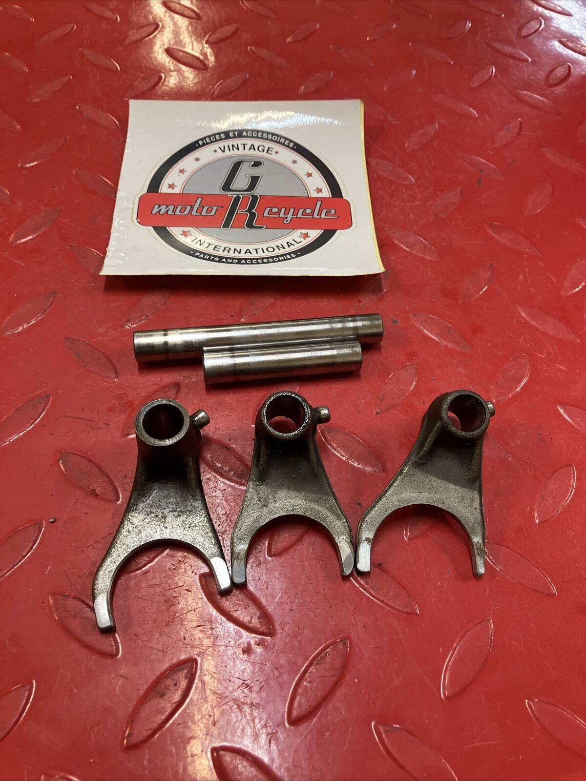 Suzuki RM125 1993 transmission gearshift gear shift fork 25211-43D00 25221-43D00