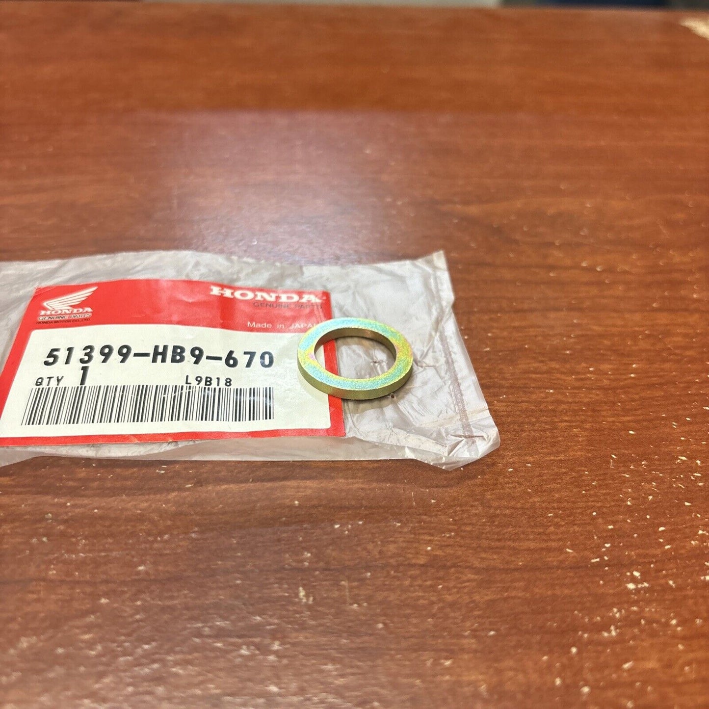 NOS Honda 1987 TRX250R TRX250X CHAMBER SETTING COLLAR 51399-HB9-670 H150