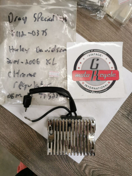 NOS DRAG SPECIALTIES HARLEY DAVIDSON 2004 - 2006 XL CHROM REGULATOR 74523-04 J35