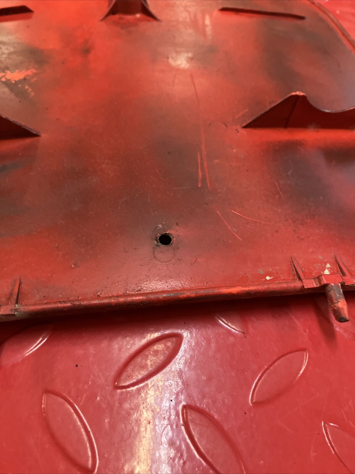 Honda CR250R 1984 front number plate panel