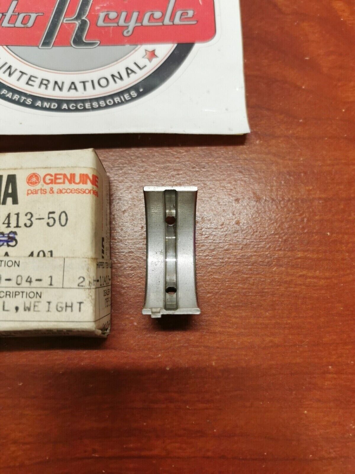 NOS Yamaha BALANCE WEIGHT PLANE BEARING 26H-11413-50-00 SUB. 26H-11413-52-00 Y98