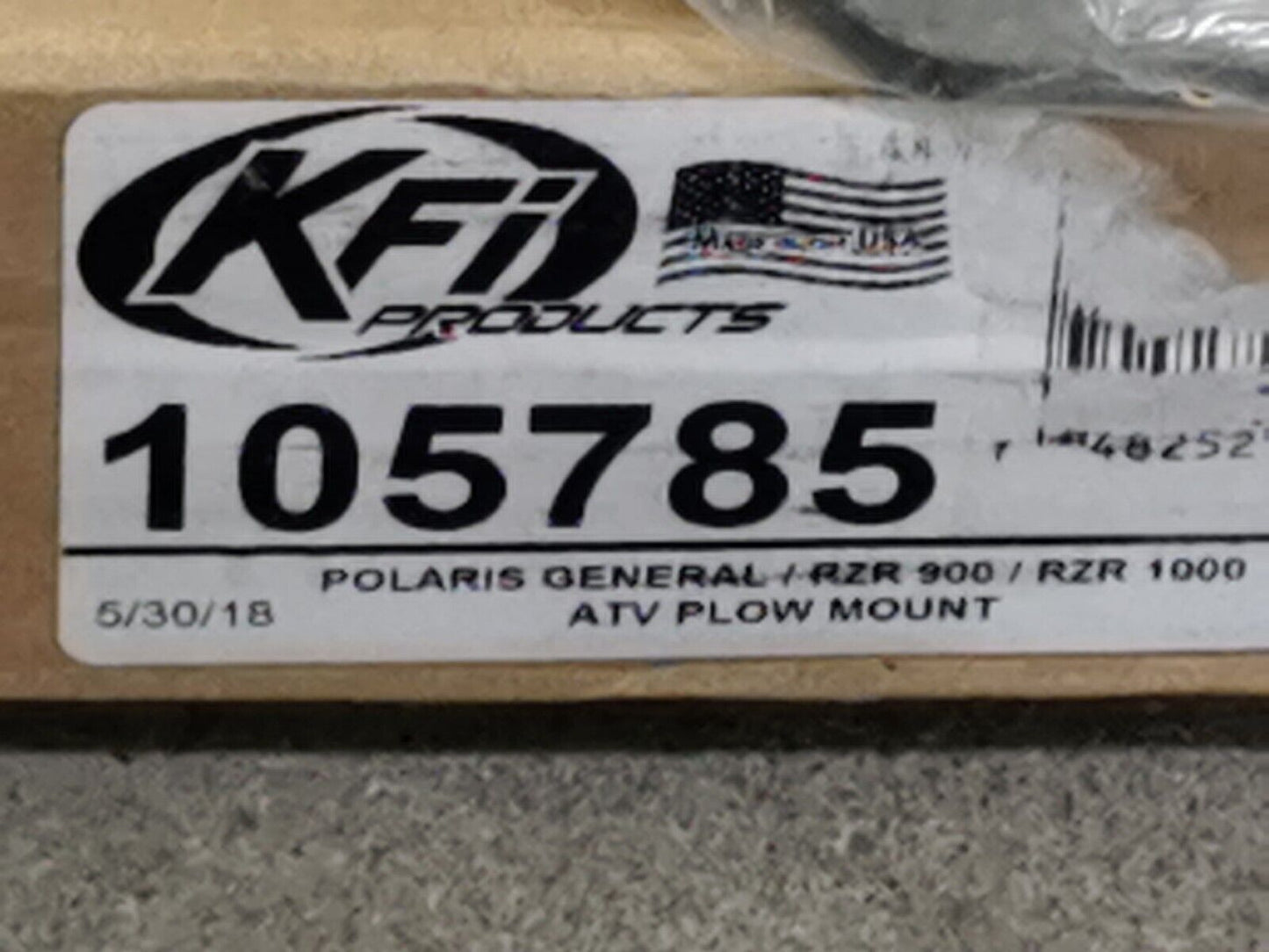 NOS KFI UTV Mid-Mount Plow Mount KIT 105785