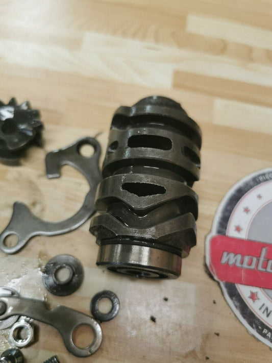 Kawasaki KX250F 2005 gear shift transmission gearshift drum cam pawl ratchet