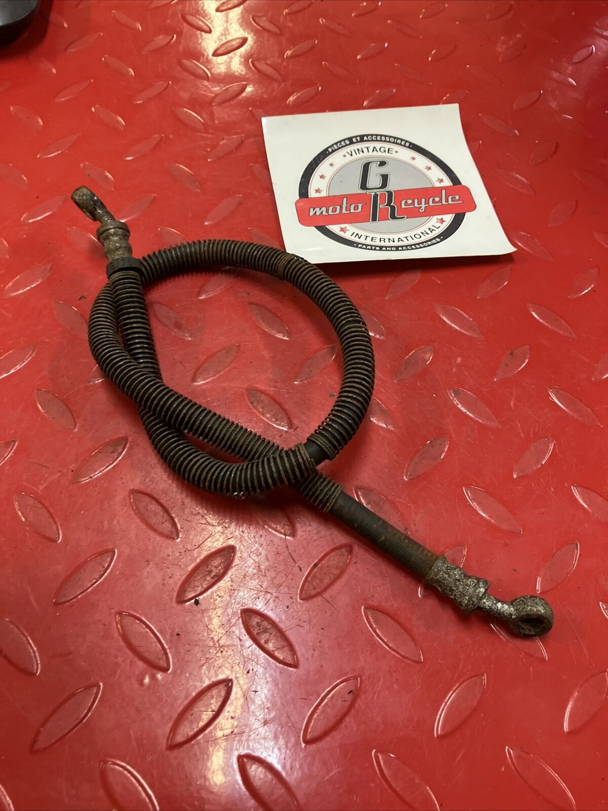 Yamaha RD400 1977 rear brake hose line pipe 1976