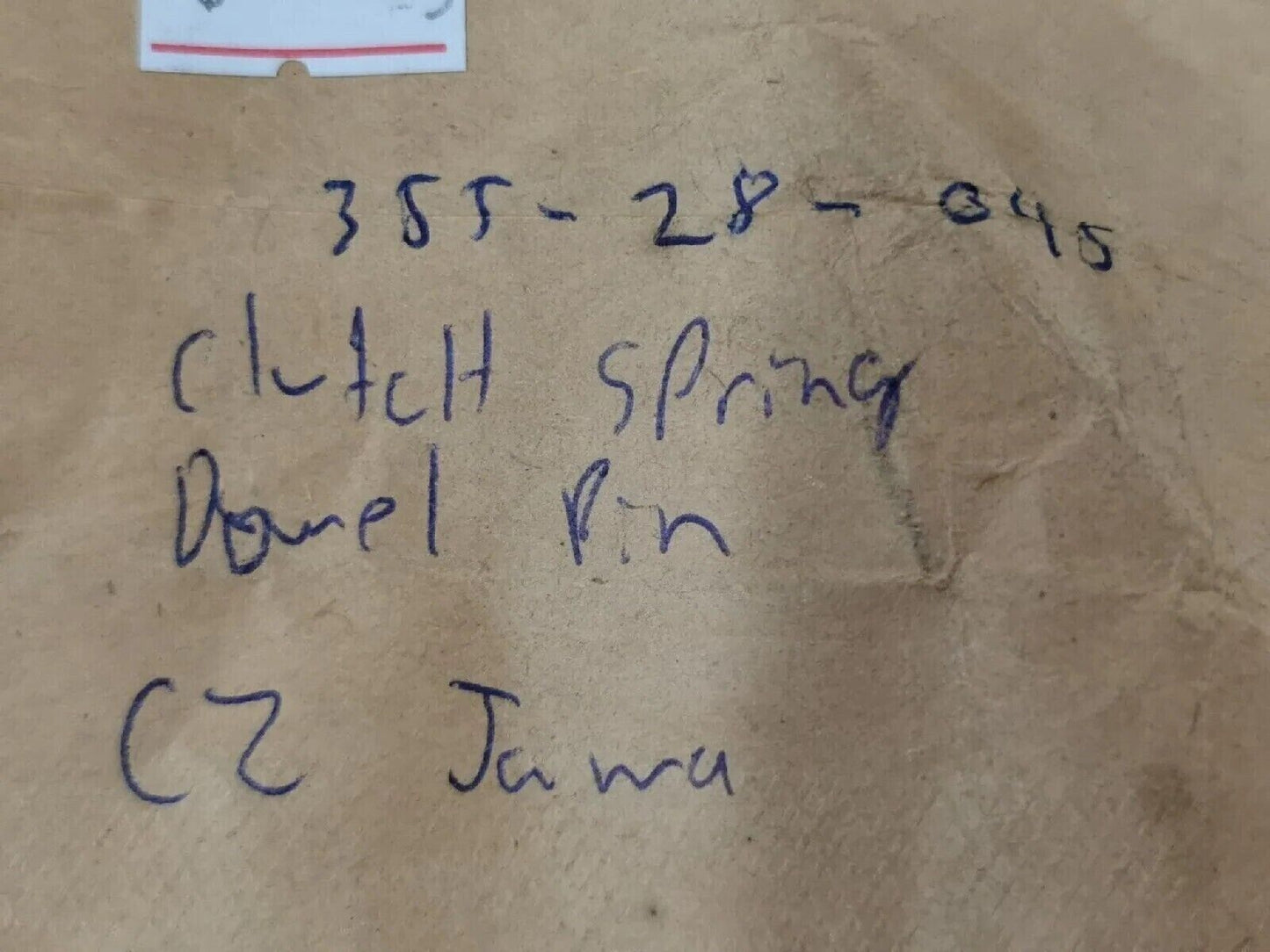 NOS JAWA CZ CLUTCH SPRING DOWEL PIN 355-28-045 A3